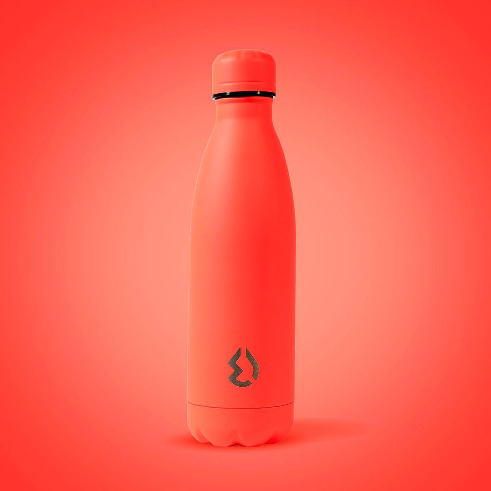 Water Revolution: Water Bottle - Fluro Coral (500ml)