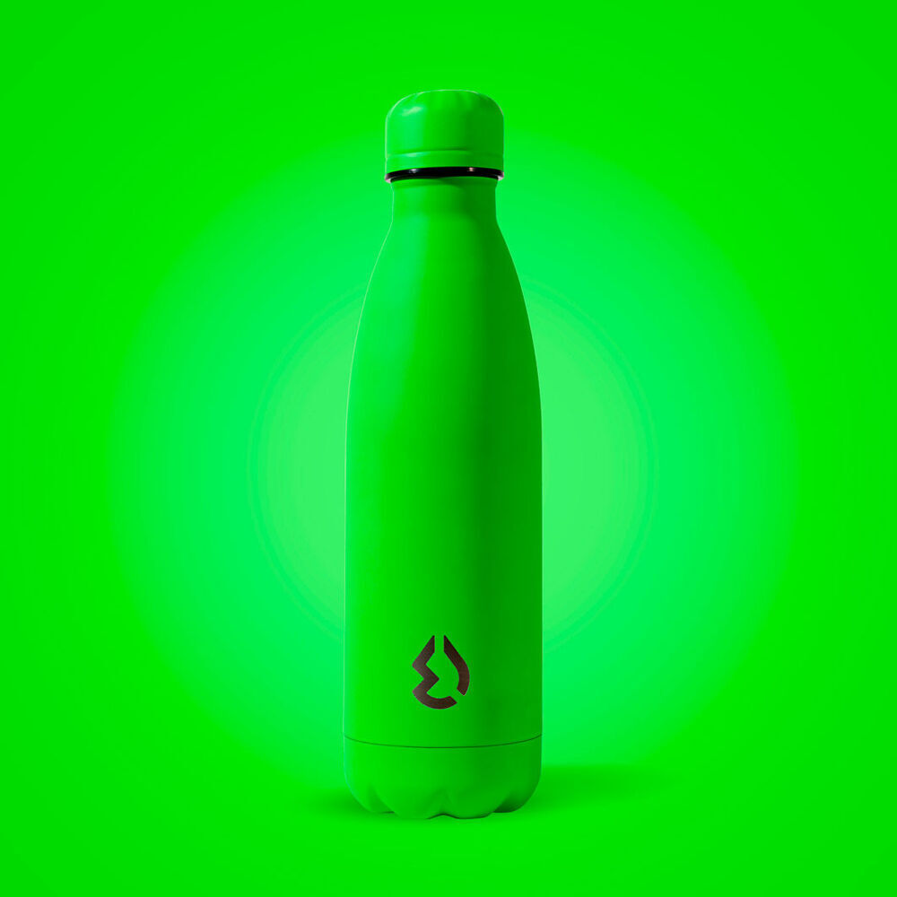 Water Revolution: Water Bottle - Fluro Green (500ml)