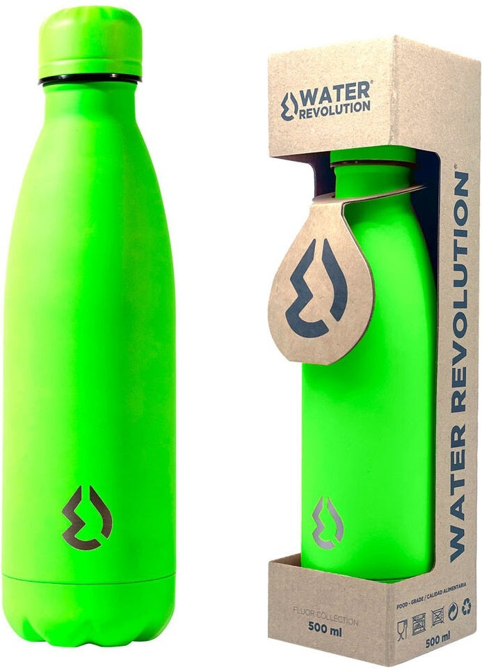 Water Revolution: Water Bottle - Fluro Green (500ml)