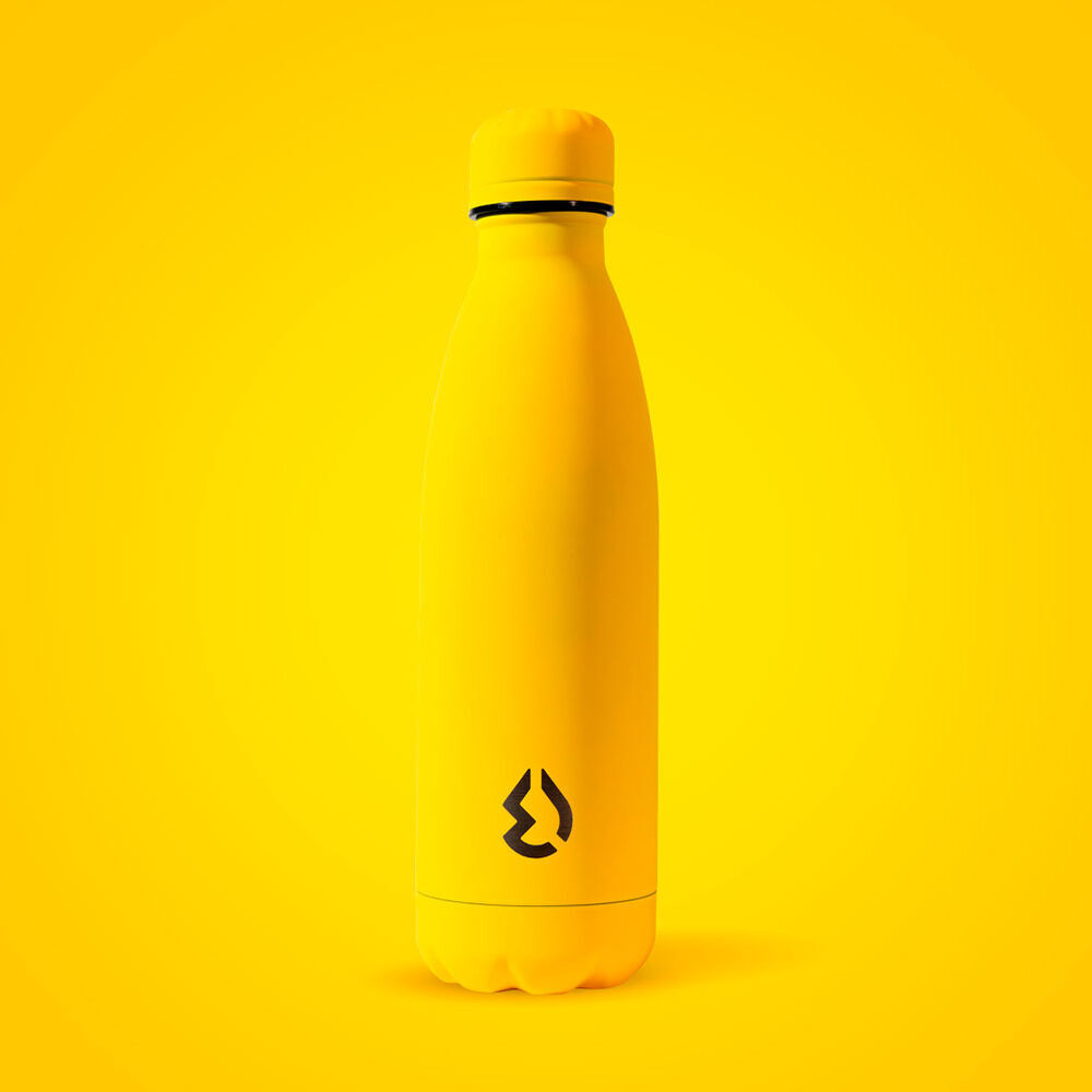 Water Revolution: Water Bottle - Fluro Yellow (500ml)