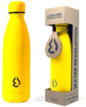 Load image into Gallery viewer, Water Revolution: Water Bottle - Fluro Yellow (500ml)