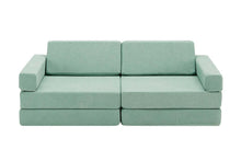 Load image into Gallery viewer, Fraser Country 14 Piece Modular Double Kids Play Sofa - Sage Green