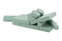 Load image into Gallery viewer, Fraser Country 14 Piece Modular Double Kids Play Sofa - Sage Green