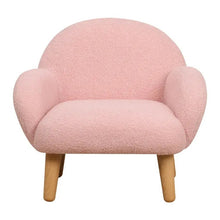 Load image into Gallery viewer, Fraser Country Kids Boucle Sofa Chair - Light Pink