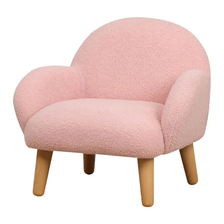 Fraser Country Kids Boucle Sofa Chair - Light Pink