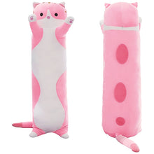 Load image into Gallery viewer, COMFEYA Long Cat Plush Pillow - Pink