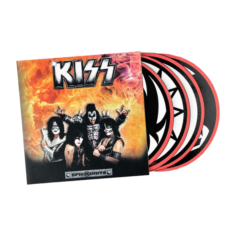 KISS: Round Coasters (Set of 4)