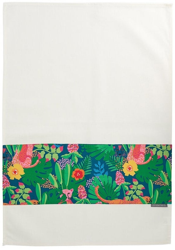 Annabel Trends: Cotton Tea Towel - Cheetah