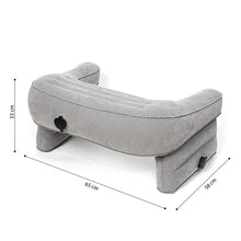 Load image into Gallery viewer, COMFEYA Inflatable Reading Pillow for Work &amp; Gaming - Grey
