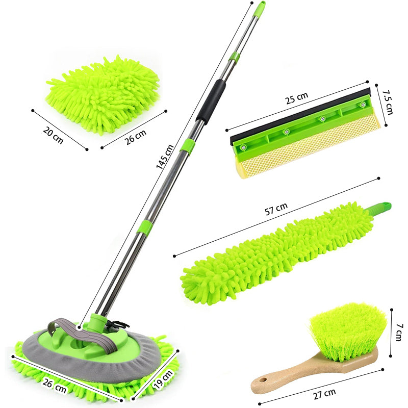 CLEANFOK 8 PCS Car Cleaning Kit