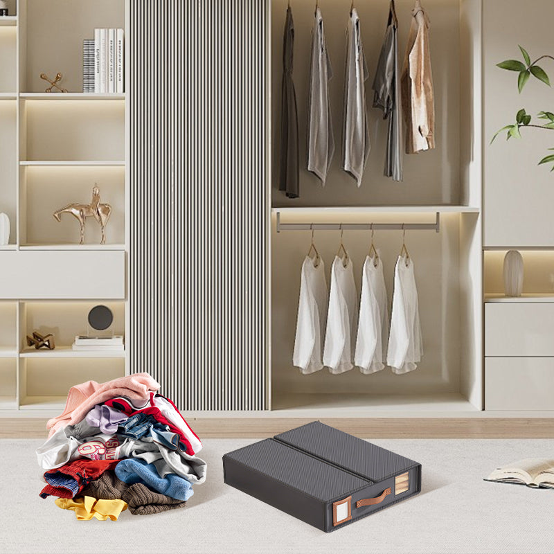 STORFEX 3 Pack Foldable Storage Bins - Grey