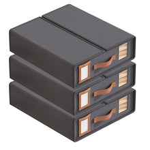 Load image into Gallery viewer, STORFEX 3 Pack Foldable Storage Bins - Grey