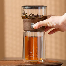 Load image into Gallery viewer, ZENS One Touch Glass Tea Maker with Stainless Steel Infuser