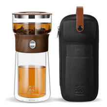 Load image into Gallery viewer, ZENS One Touch Glass Tea Maker with Stainless Steel Infuser