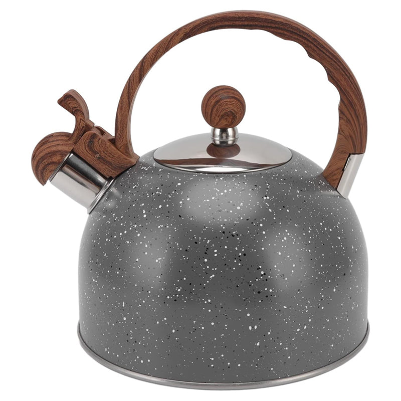OZZYCOOK 2.5L Capacity Stainless Steel Stovetop Teapot - Grey