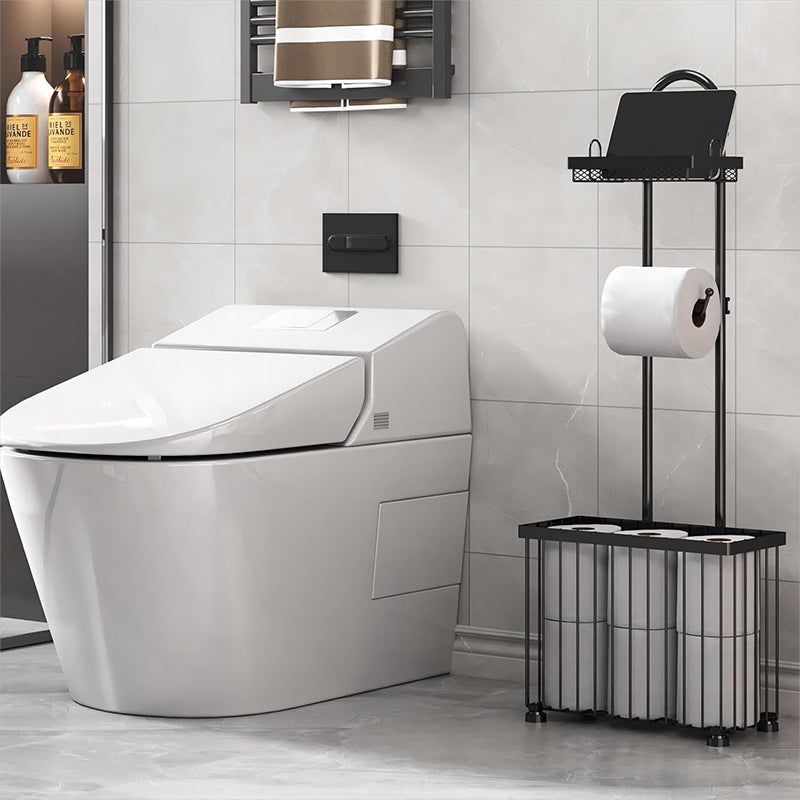 STORFEX 3-in-1 Freestanding Toilet Paper Holder