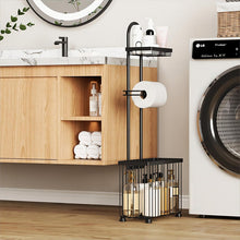 Load image into Gallery viewer, STORFEX 3-in-1 Freestanding Toilet Paper Holder