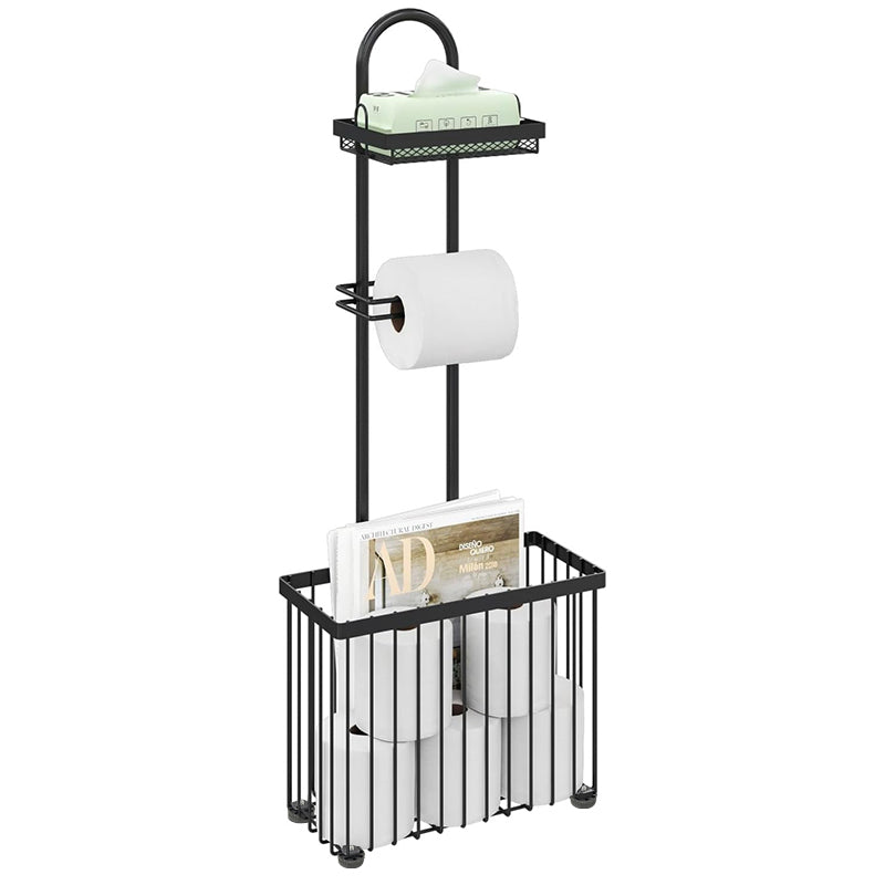 STORFEX 3-in-1 Freestanding Toilet Paper Holder