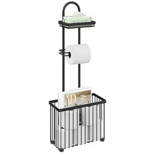 Load image into Gallery viewer, STORFEX 3-in-1 Freestanding Toilet Paper Holder