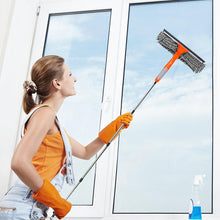 Load image into Gallery viewer, CLEANFOK 2-in-1 Outdoor Glass Washer with Extension Pole