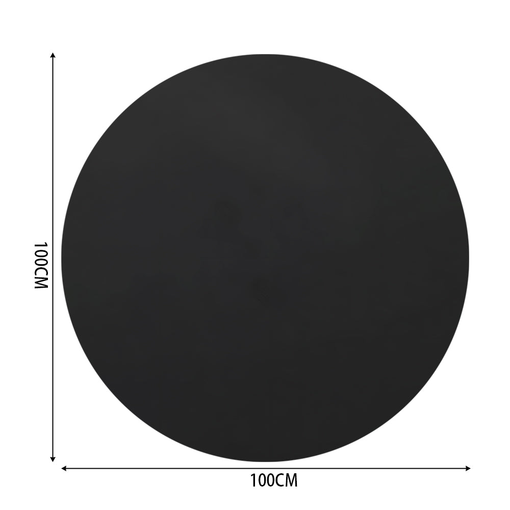 Fraser Country - Round Office Chair Mat Black 100cm