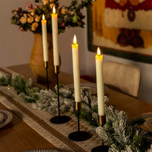 Load image into Gallery viewer, LUMIRO 6-Pack Flameless LED Ivory Taper Candles