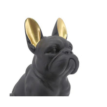 Load image into Gallery viewer, French Bulldog Statue - Black/Gold (22.5cm)