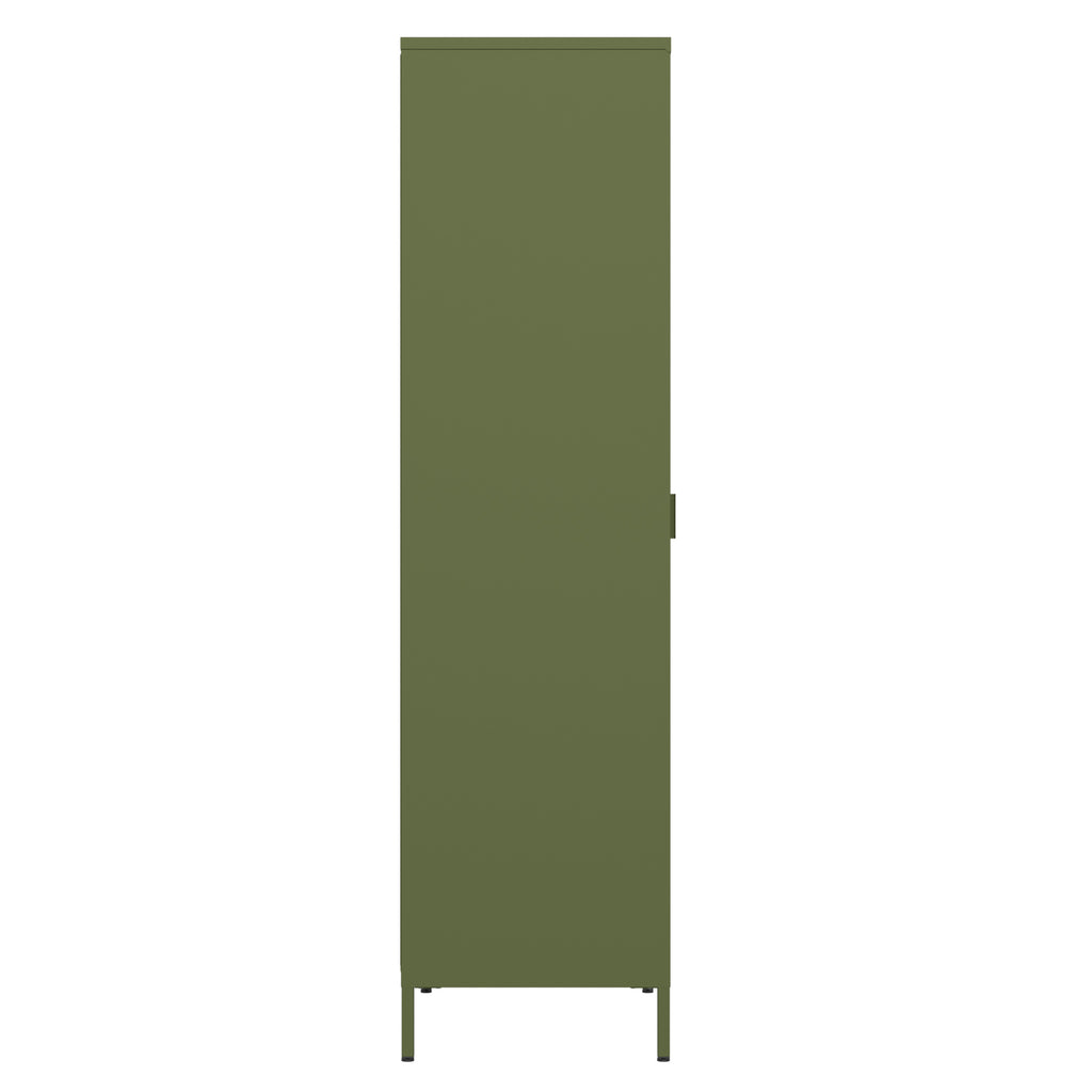 Fraser Country Milan Large Metal Locker - Olive Green