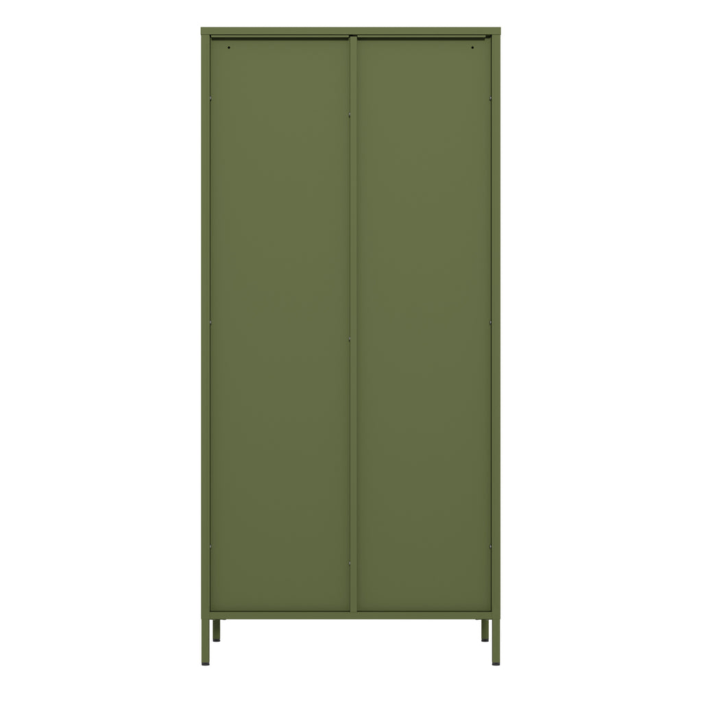Fraser Country Milan Large Metal Locker - Olive Green