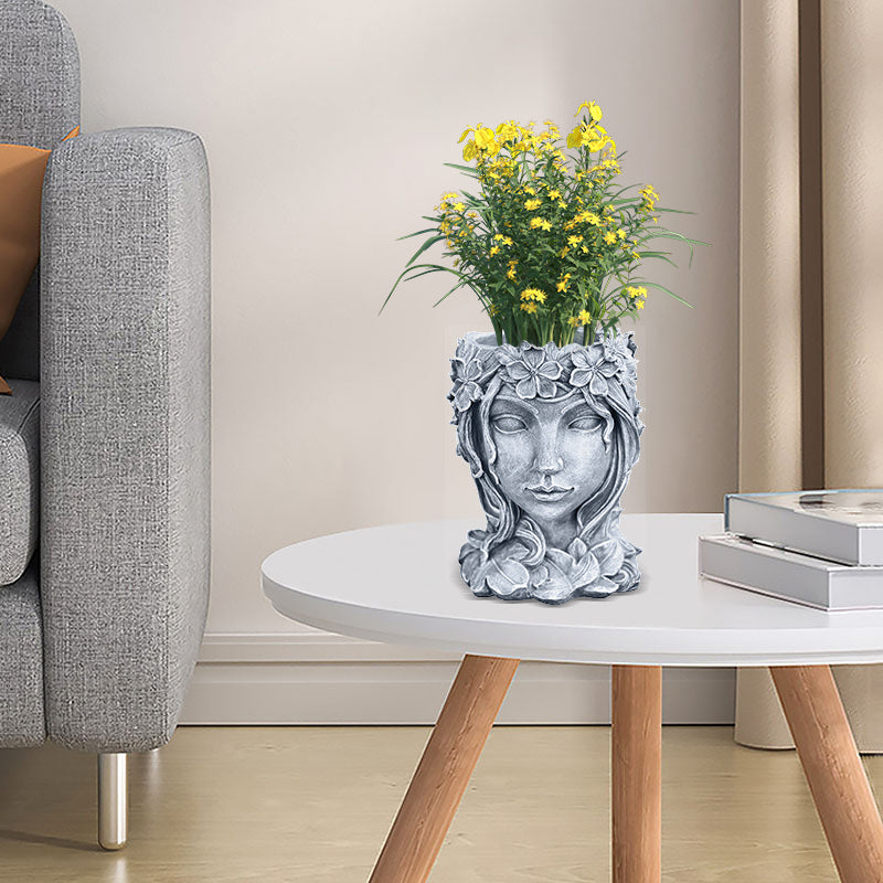 GREENYHAVEN Face Shaped Planter