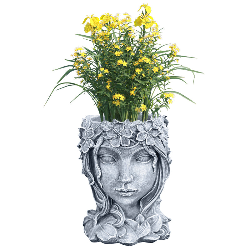 GREENYHAVEN Face Shaped Planter