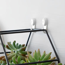Load image into Gallery viewer, GREENYHAVEN Geometric Ceramic Wall Planter Vase - Black