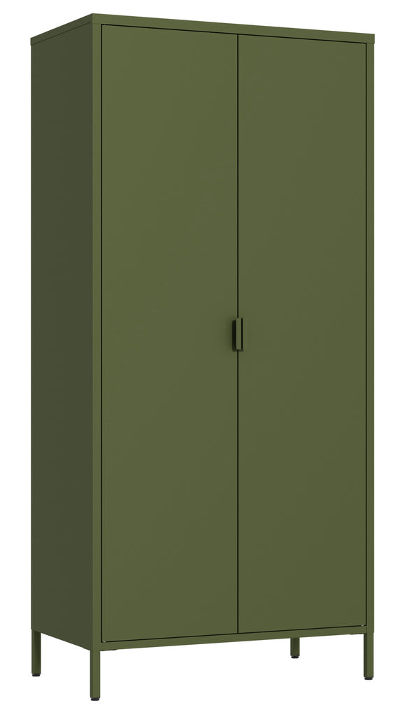 Fraser Country Milan Large Metal Locker - Olive Green