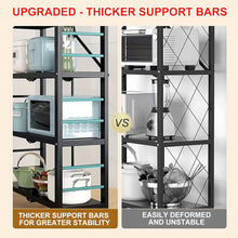 Load image into Gallery viewer, Foldable 5-Tier Heavy Duty Wide Shelving Unit with Wheels