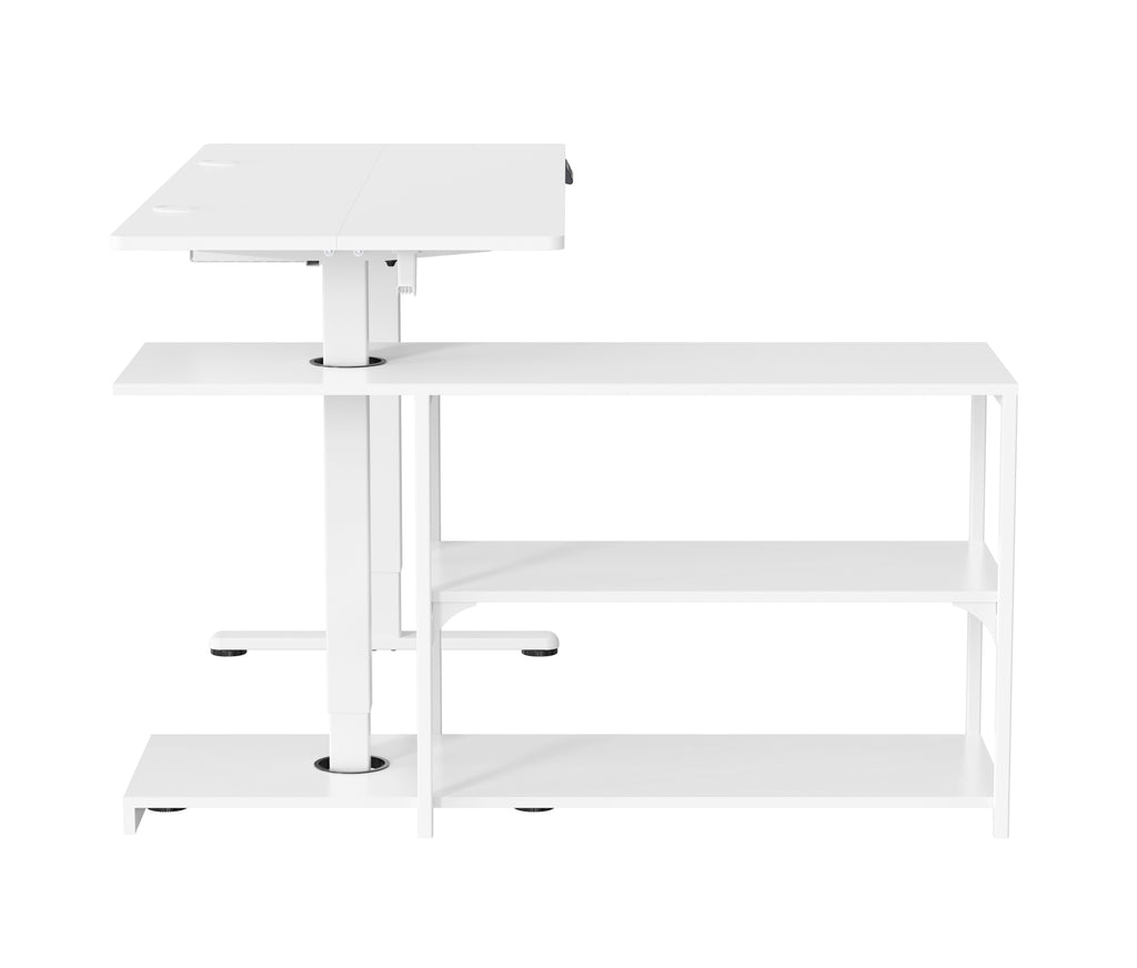 Fraser Country Height Adjustable Combination Desk White