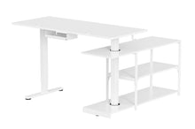 Load image into Gallery viewer, Fraser Country Height Adjustable Combination Desk White