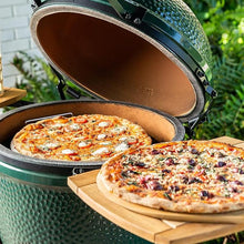 Load image into Gallery viewer, OZZYCOOK 33cm Pizza Stone for Oven and Grill with Pizza Peel