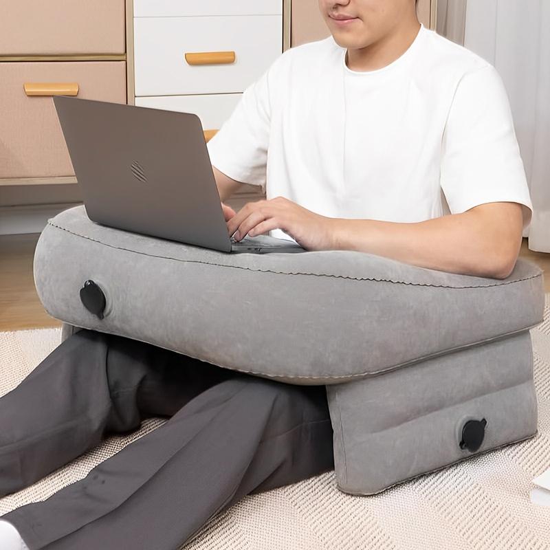 COMFEYA Inflatable Reading Pillow for Work & Gaming - Grey