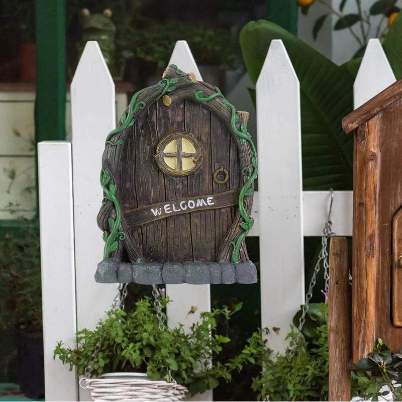 GREENHAVEN Fairy Door and Windows Set for Trees