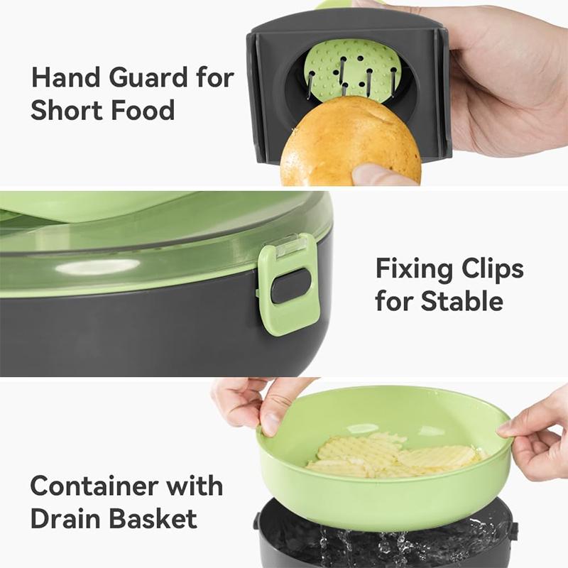 COOKOZZY 13 in 1 Vegetable Chopper Set - Green