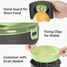 Load image into Gallery viewer, COOKOZZY 13 in 1 Vegetable Chopper Set - Green