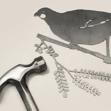 Load image into Gallery viewer, Metalbird: Kokako Garden Art
