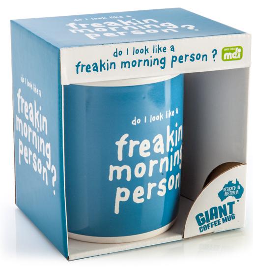 Morning Person - Giant Novelty Mug