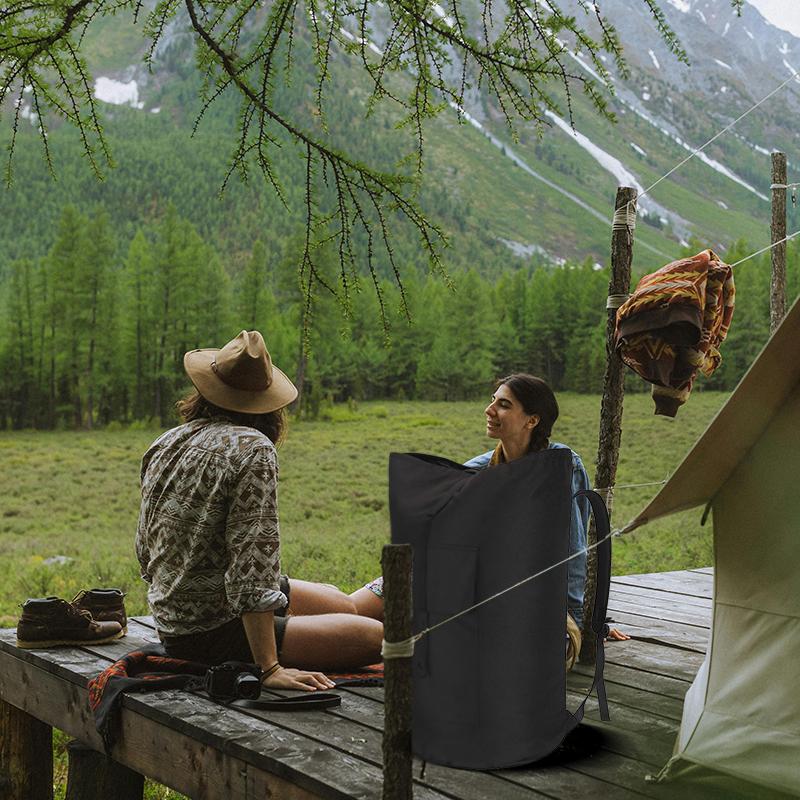 HYPERANGER Extra Large Laundry Bag Backpack - Black