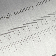 Load image into Gallery viewer, OZZYCOOK 2-Pack Dough Scraper &amp; Cutter - Stainless Steel