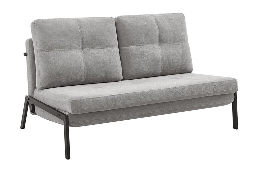 Shangri-La Brad Upholstered Double Sofa Bed (Grey)