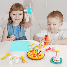 Load image into Gallery viewer, 8 Pcs Plastic Kitchen Knife Set for Kids - Blue