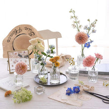 Load image into Gallery viewer, Glass Bud Vase Set (Set of 12)
