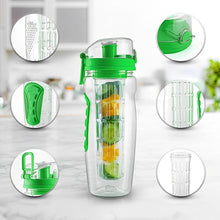 Load image into Gallery viewer, HYPERANGER 960ml Fruit Infuser Water Bottle - Green