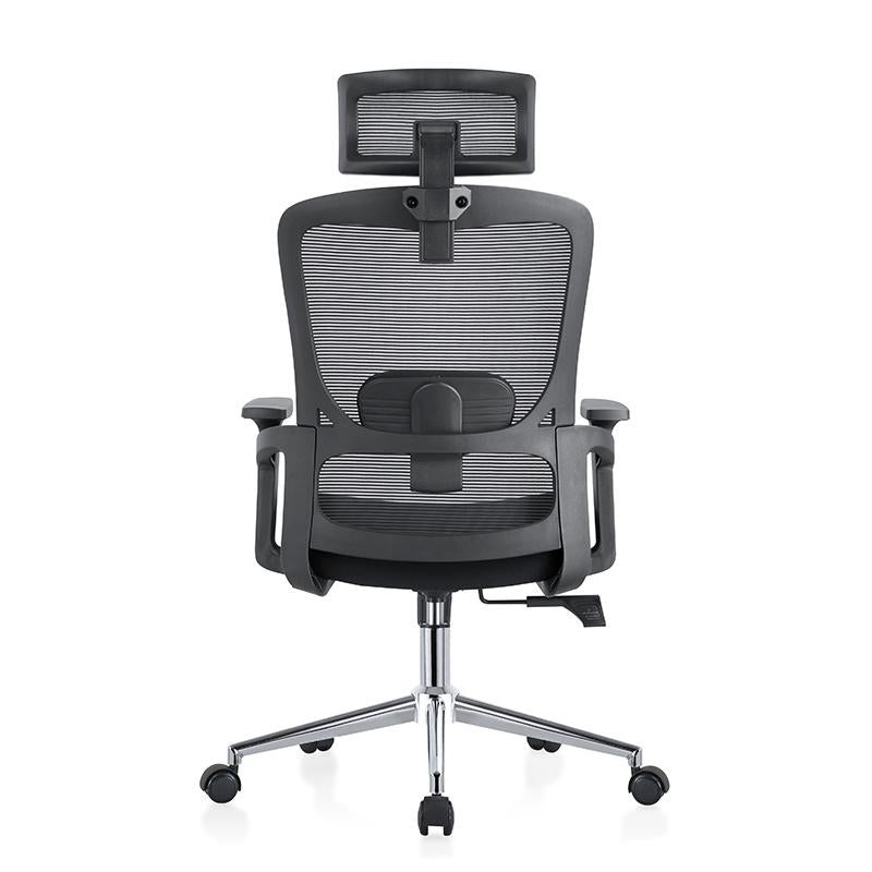 Gorilla Office: Office Computer Chair - Black With Chrome Base